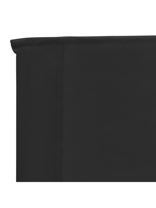 Skládací plážové židle 2 ks textil černé