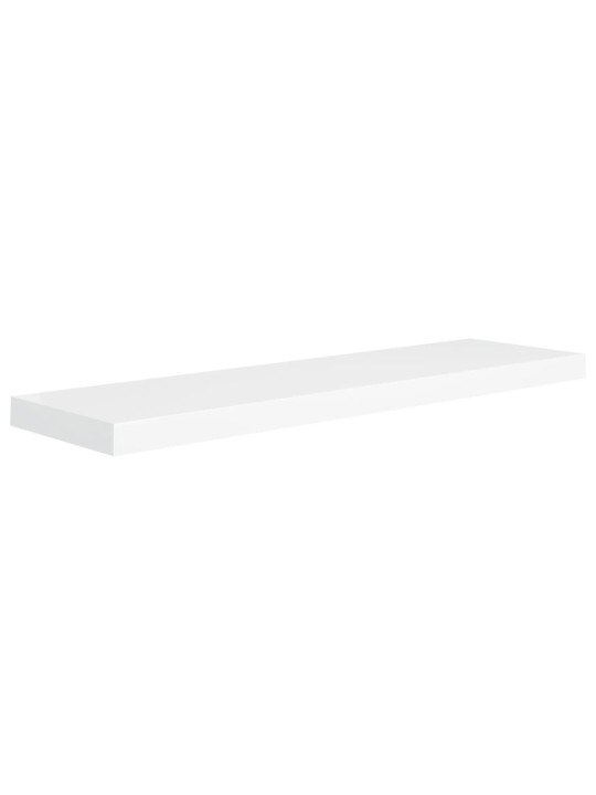 Plovoucí nástěnné police 4 ks bílé 90 x 23,5 x 3,8 cm MDF