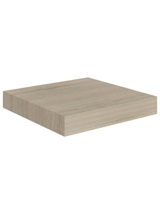 Plovoucí nástěnné police 4 ks dub 23 x 23,5 x 3,8 cm MDF