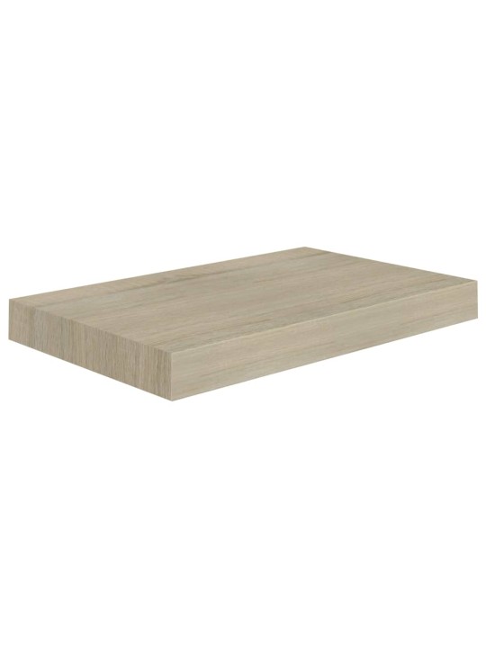 Plovoucí nástěnné police 2 ks dub 40 x 23 x 3,8 cm MDF