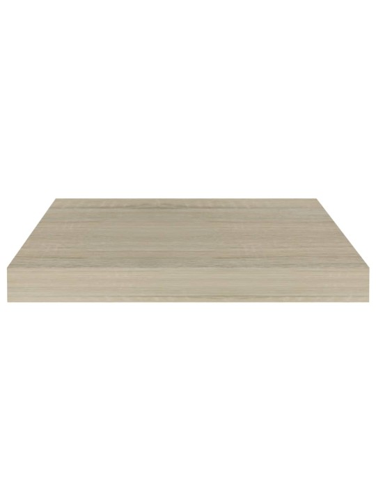 Plovoucí nástěnné police 4 ks dub 40 x 23 x 3,8 cm MDF