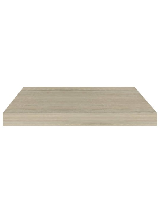 Plovoucí nástěnné police 2 ks dub 50 x 23 x 3,8 cm MDF
