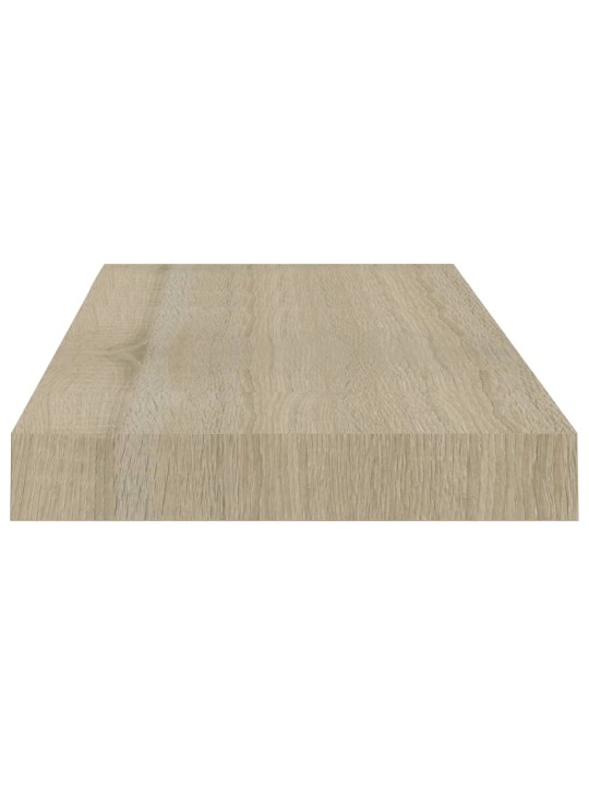 Plovoucí nástěnné police 4 ks dub 50 x 23 x 3,8 cm MDF