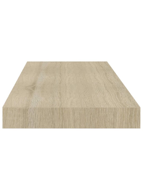 Plovoucí nástěnné police 4 ks dub 60 x 23,5 x 3,8 cm MDF