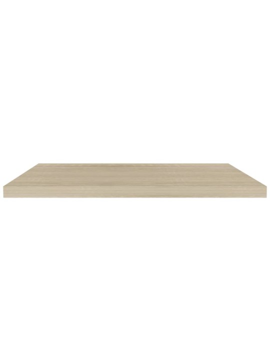 Plovoucí nástěnné police 2 ks dub 90 x 23,5 x 3,8 cm MDF