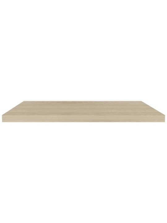 Plovoucí nástěnné police 4 ks dub 90 x 23,5 x 3,8 cm MDF