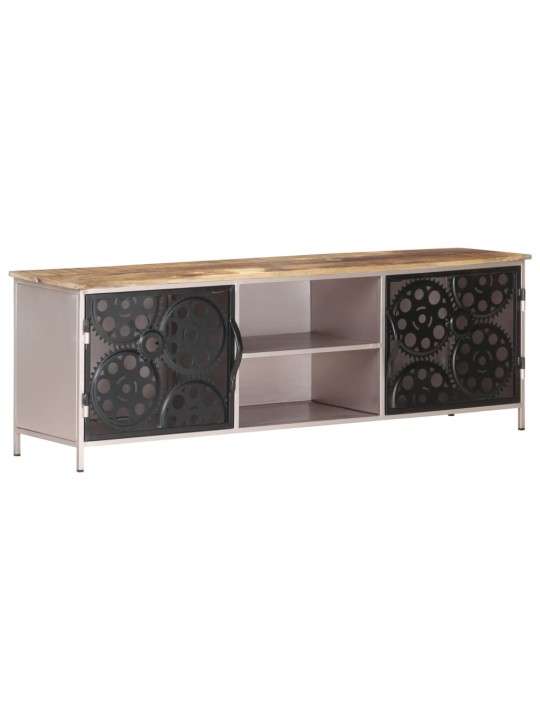 TV stolek 120 x 30 x 40 cm hrubé mangovníkové dřevo