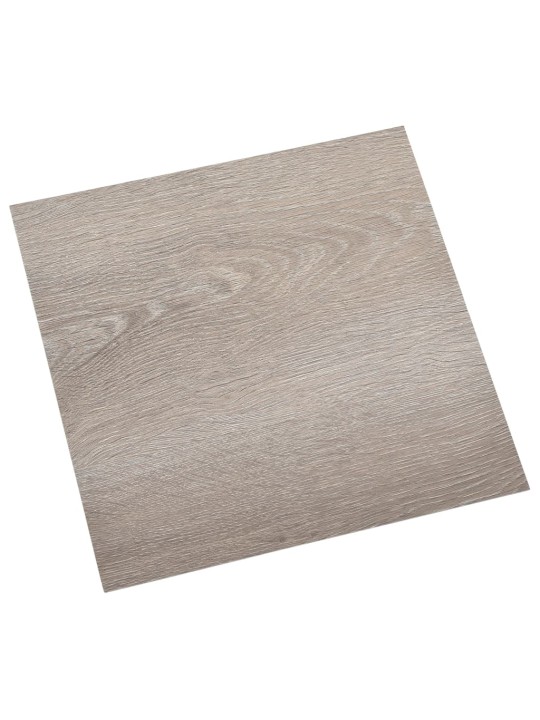 Samolepicí podlahové desky 55 ks PVC 5,11 m² taupe