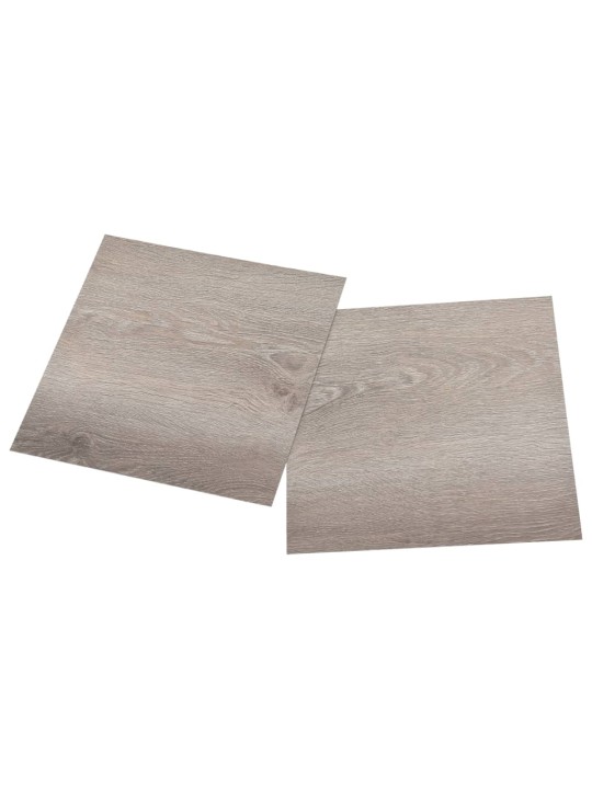 Samolepicí podlahové desky 55 ks PVC 5,11 m² taupe