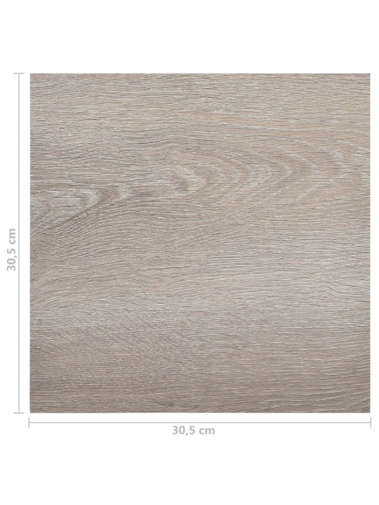 Samolepicí podlahové desky 55 ks PVC 5,11 m² taupe