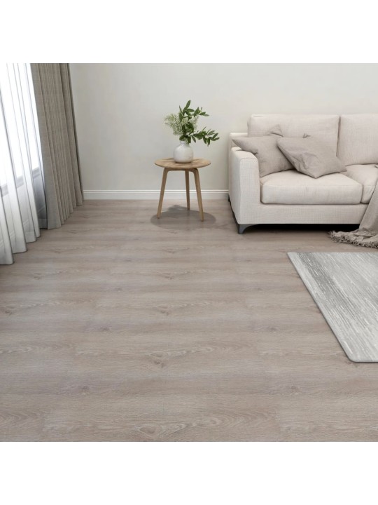 Samolepicí podlahové desky 55 ks PVC 5,11 m² taupe
