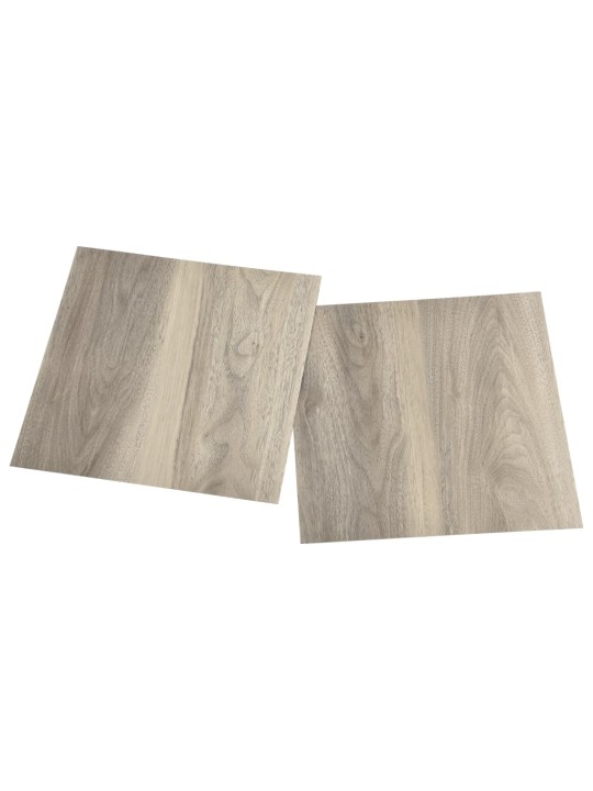 Samolepicí podlahové desky 55 ks PVC 5,11 m² taupe