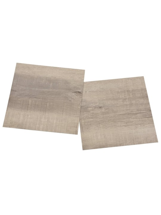 Samolepicí podlahové desky 55 ks PVC 5,11 m² taupe