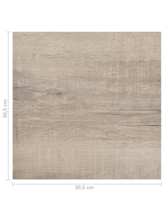 Samolepicí podlahové desky 55 ks PVC 5,11 m² taupe