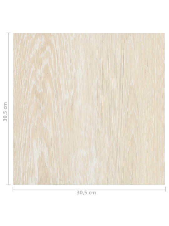 Samolepicí podlahové desky 55 ks PVC 5,11 m² béžové