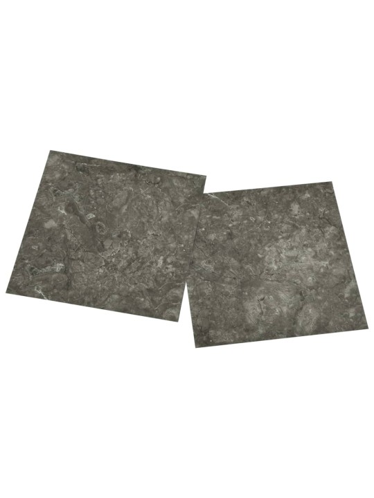 Samolepicí podlahové desky 55 ks PVC 5,11 m² šedé