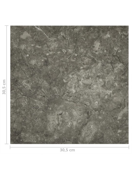 Samolepicí podlahové desky 55 ks PVC 5,11 m² šedé