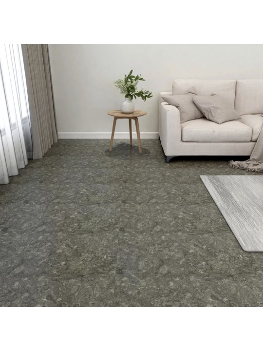 Samolepicí podlahové desky 55 ks PVC 5,11 m² šedé