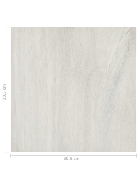 Samolepicí podlahové desky 55 ks PVC 5,11 m² krémové