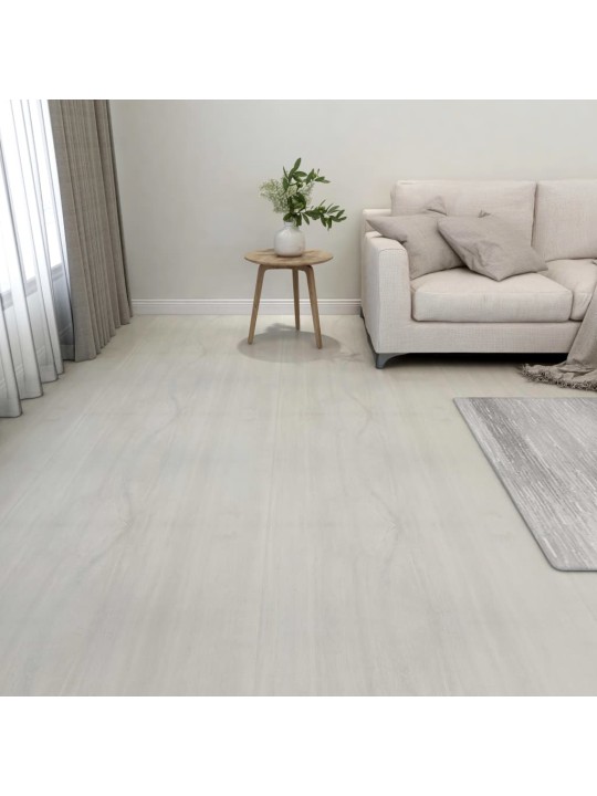 Samolepicí podlahové desky 55 ks PVC 5,11 m² krémové