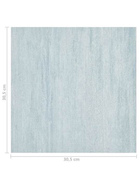 Samolepicí podlahové desky 55 ks PVC 5,11 m² zelené