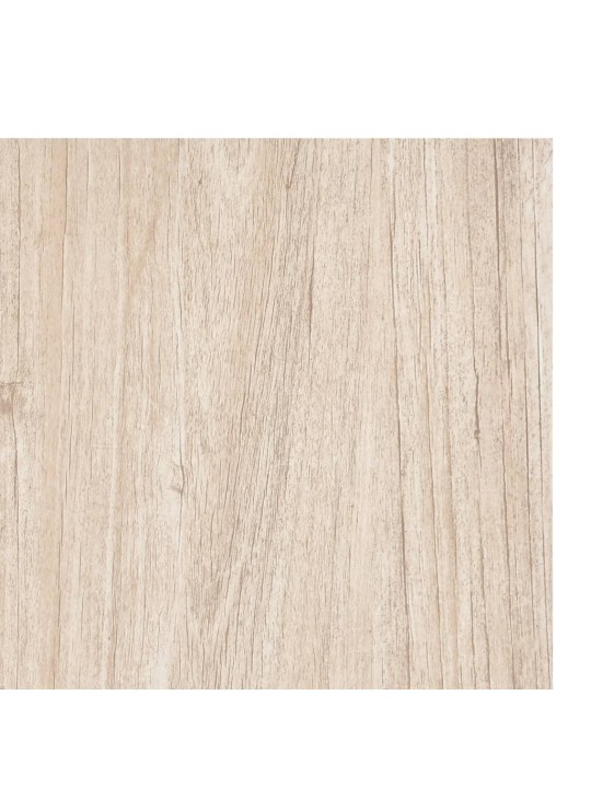 Samolepicí podlahové desky 55 ks PVC 5,11 m² světle hnědé