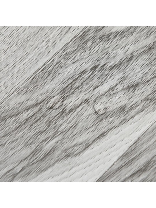 Samolepicí podlahové desky 55 ks PVC 5,11 m² šedé pruhované