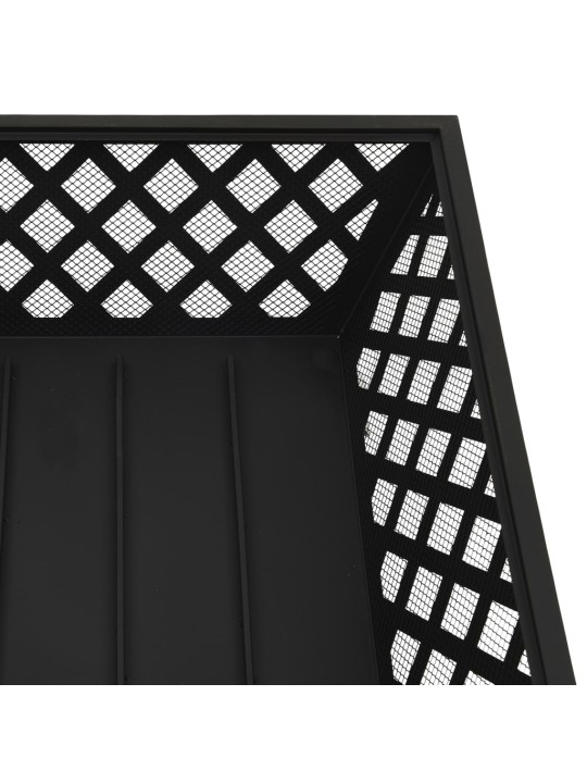 Rustikální přenosné ohniště s pohrabáčem 64 cm XXL ocel
