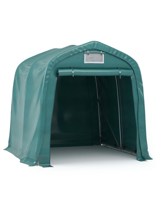 Plachtová garáž PVC 1,6 x 2,4 m zelená