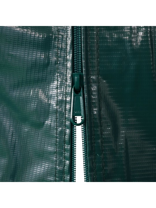 Plachtová garáž PVC 1,6 x 2,4 m zelená