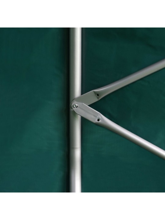 Přístřešek pro zvířata PVC 3,7 x 3,7 m zelený