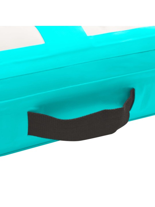 Nafukovací žíněnka s pumpou 60 x 100 x 20 cm pvc zelená