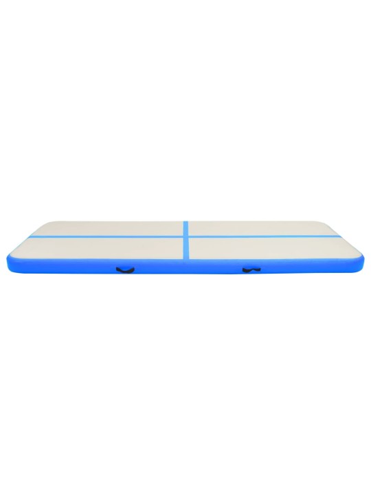 Nafukovací žíněnka s pumpou 300 x 100 x 15 cm PVC modrá