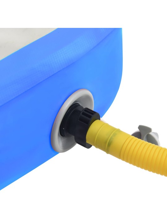 Nafukovací žíněnka s pumpou 300 x 100 x 15 cm PVC modrá