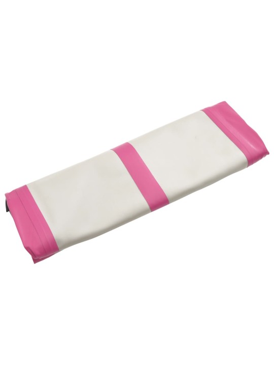 Nafukovací žíněnka s pumpou 700 x 100 x 15 cm PVC růžová