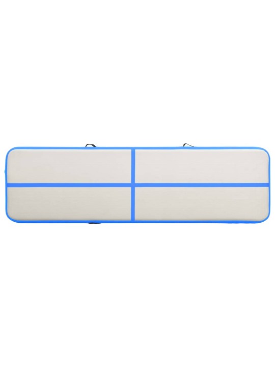 nafukovací žíněnka s pumpou 800 x 100 x 15 cm pvc modrá