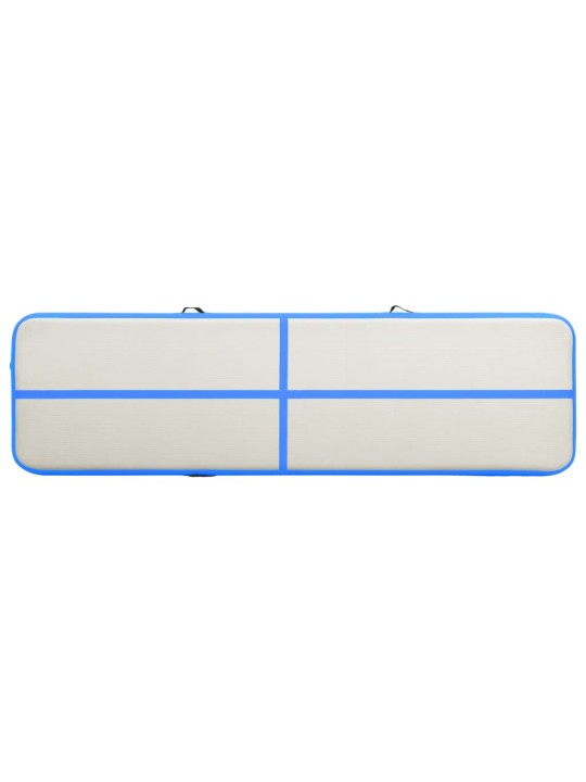 Nafukovací žíněnka s pumpou 700 x 100 x 20 cm PVC modrá