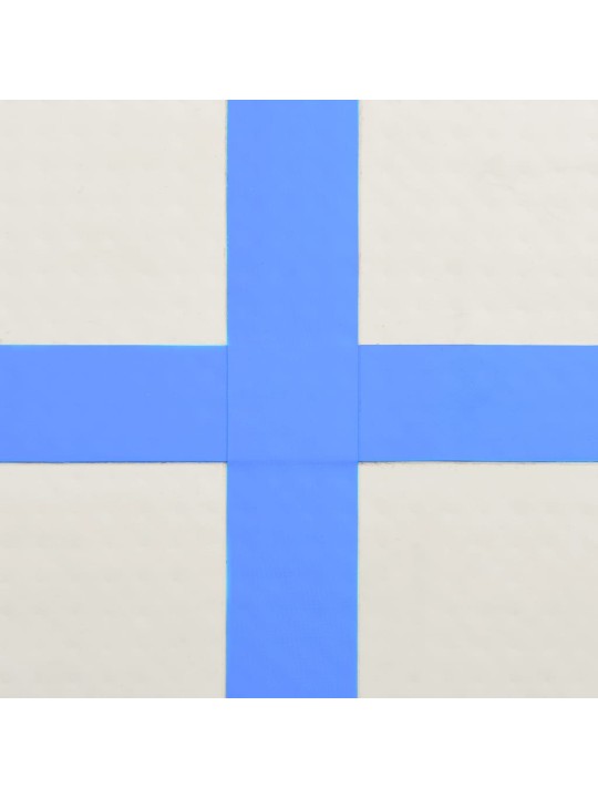 Nafukovací žíněnka s pumpou 200 x 200 x 20 cm pvc modrá