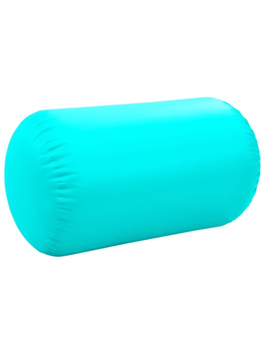 Nafukovací cvičební válec s pumpou 100 x 60 cm PVC zelený