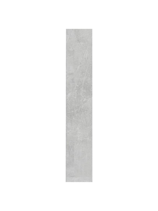 Skříňky na CD 2 ks betonově šedé 21 x 16 x 93,5 cm dřevotříska