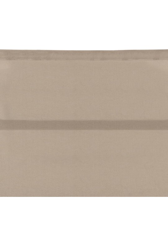 Zahradní lehátko textilen a hliník krémové