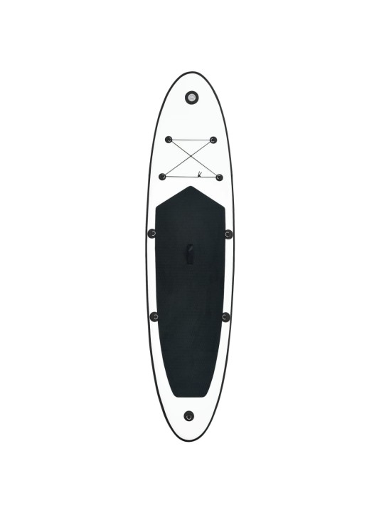 Nafukovací SUP paddleboard černo-bílý
