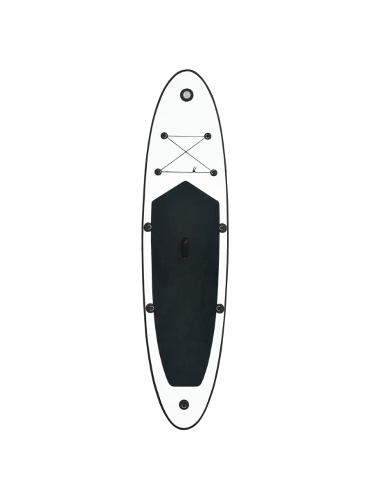 Nafukovací SUP paddleboard černo-bílý