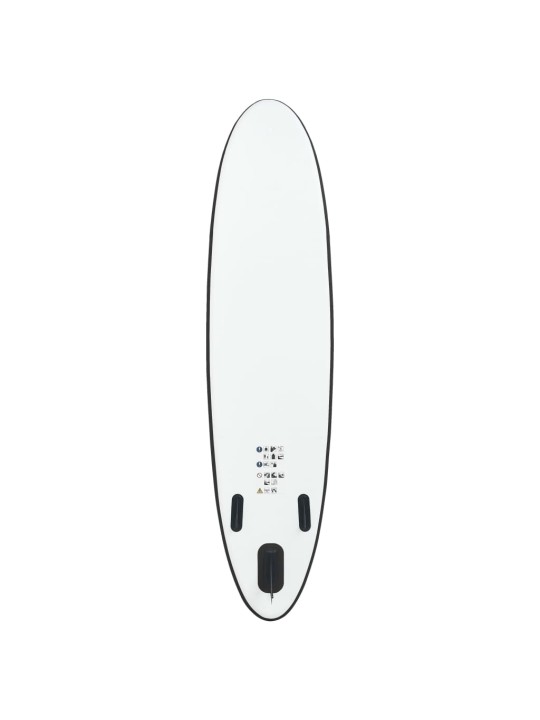 Nafukovací SUP paddleboard černo-bílý