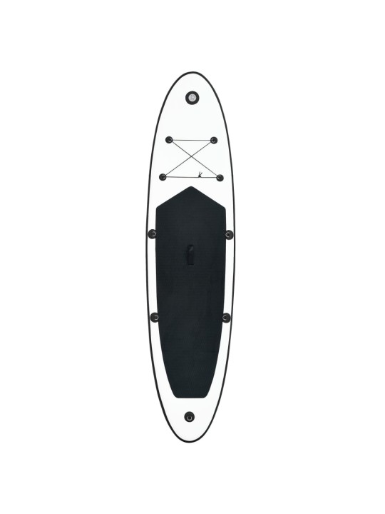 Nafukovací SUP paddleboard černo-bílý