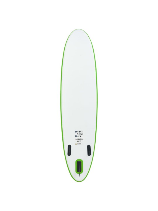 Nafukovací SUP paddleboard s příslušenstvím zeleno-bílý