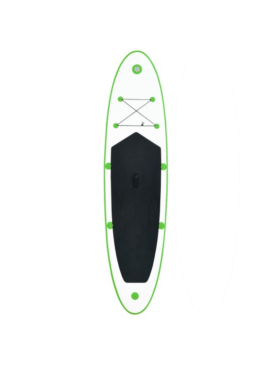 Nafukovací SUP paddleboard s příslušenstvím zeleno-bílý