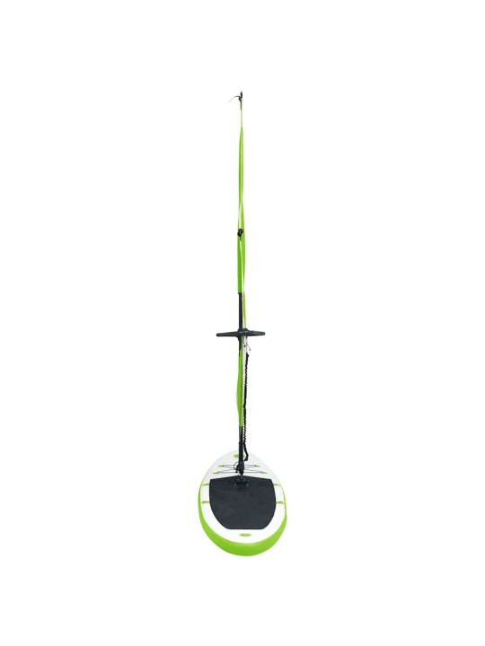 Nafukovací stand up paddleboard s plachtou zeleno-bílý