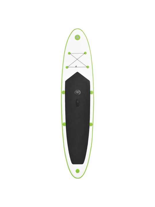 Nafukovací stand up paddleboard s plachtou zeleno-bílý