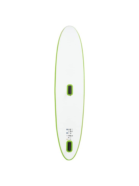 Nafukovací stand up paddleboard s plachtou zeleno-bílý